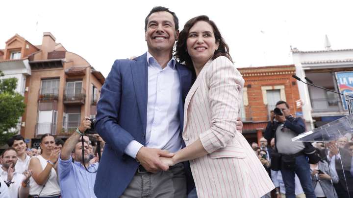 Ayuso y López Miras, los únicos barones que acuden al congreso del PP andaluz