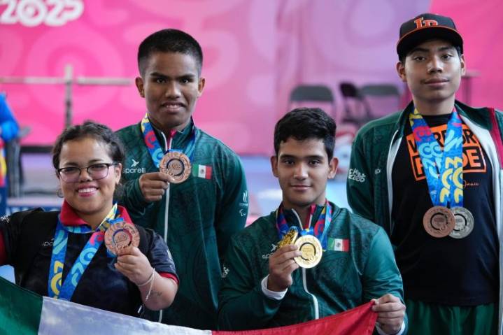 100 medallas para México en Parapanamericanos de Chile