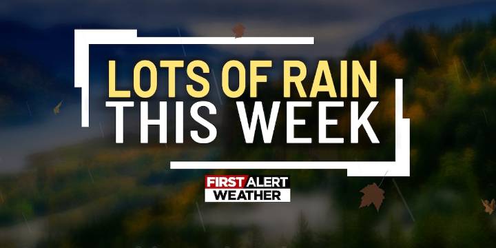 Break from the rain Sunday, Tracking LOTS of rain this week