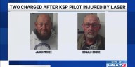 Two men charged after KSP pilot injured by laser