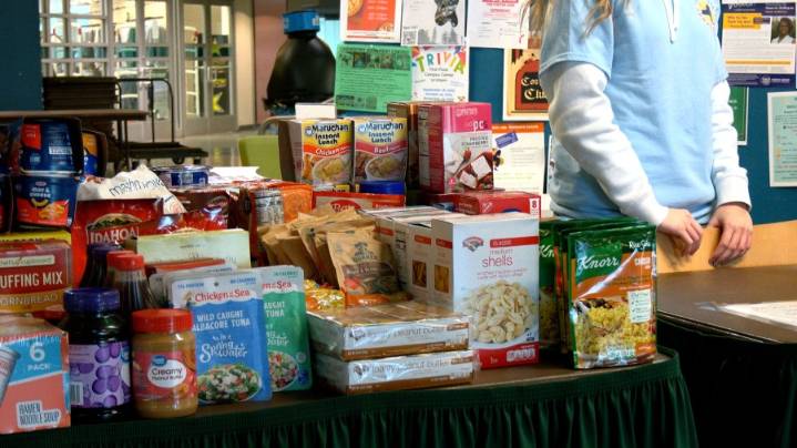 Food donation events at HVCC in November
