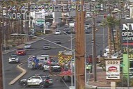 3-vehicle crash in central Las Vegas severely injures pedestrian