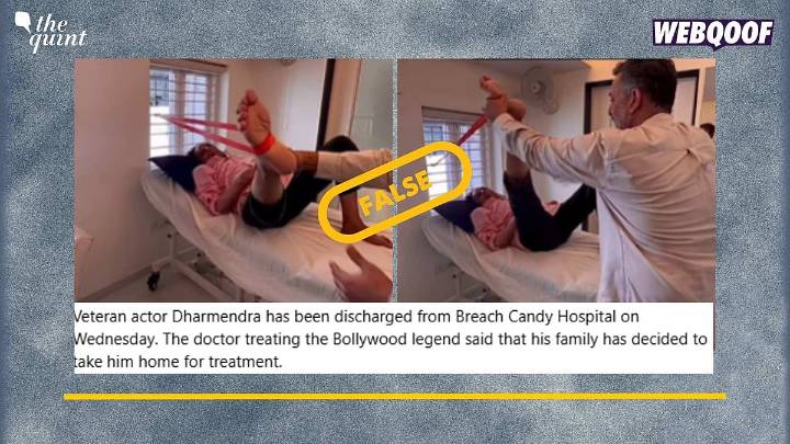 Old Clip of Dharmendra Undergoing Physio Linked to His Recent Hospitalisation