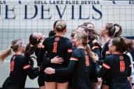 PHOTOS: Bryon Center sweeps Ann Arbor Skyline in D1 MHSAA volleyball state quarterfinal