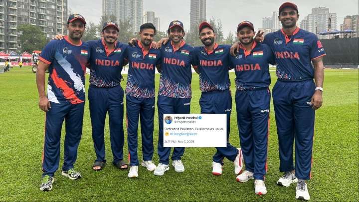 Priyank Panchal's 5-Word Tweet After India Defeat Pakistan In Hong Kong Sixes Goes Viral