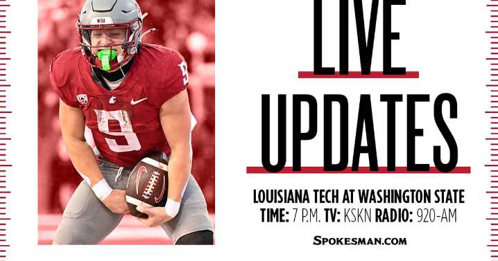 Live updates: Washington State returns from bye to host Louisiana Tech