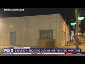 5 people shot outside Northeast DC nightclub