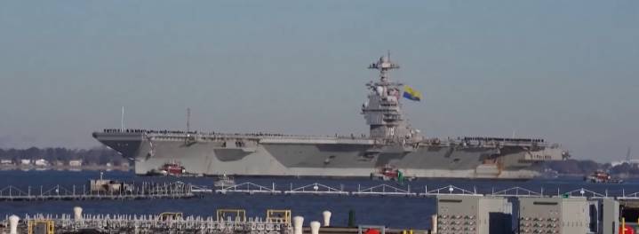 USS Gerald R. Ford: El portaaviones más grande del mundo en el Caribe en medio de tensiones con Venezuela