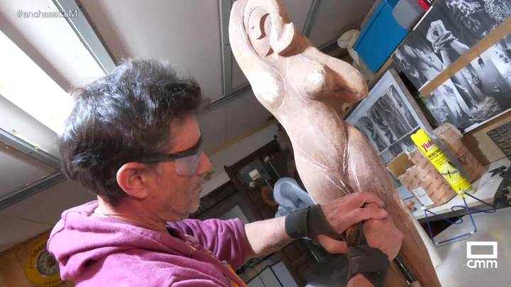 Un escultor de grandes dimensiones en Albalate de Zorita