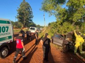 Tres lesionados tras despiste en la Ruta Provincial Nº 5