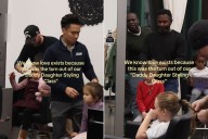 Salon Hosts Hairstyling Class for Dads and Daughters (Exclusive)