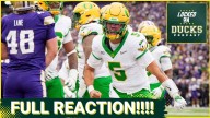 REACTION: Oregon STATEMENT at Washington Clinches Playoff Berth for Dan Lanning, Dante Moore SHINES