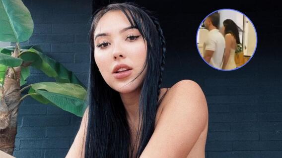 Aida Victoria Merlano fue pillada con su nuevo amor.