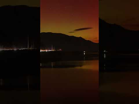 Stunning Views of Aurora Borealis Dazzle Skies Nationwide #shorts