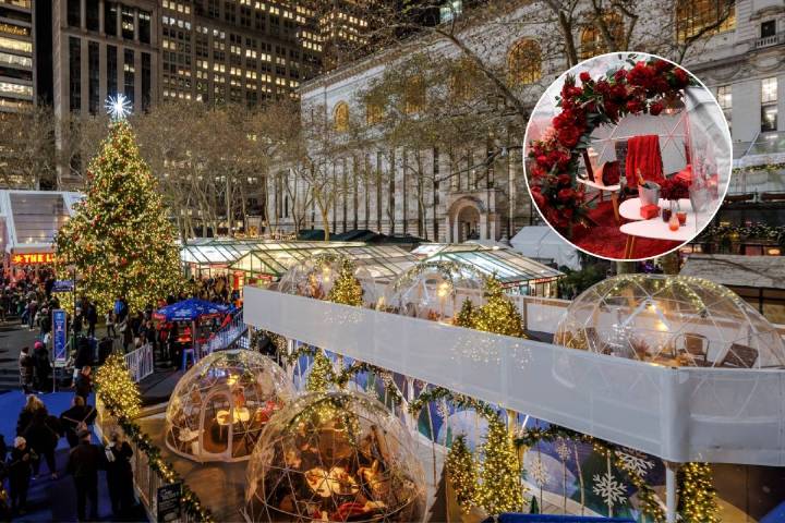 Bryant Park’s Cozy Winter Igloos Return To NYC This November — And Come January, They’ll Get A Dreamy Pink Makeover