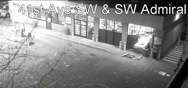 Driver crashes into gas station on Admiral Way