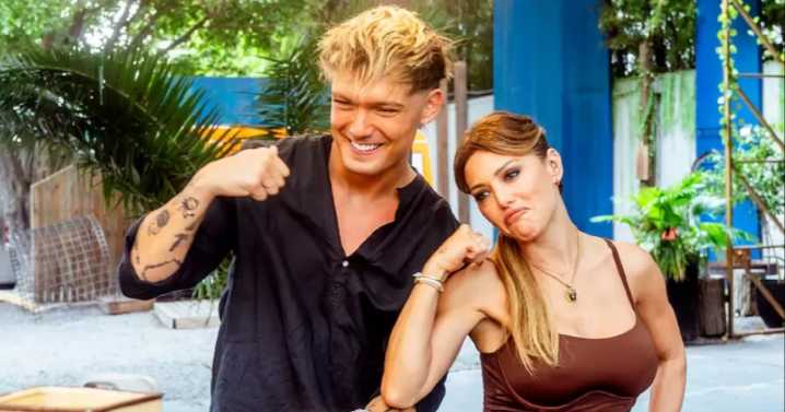 Ian Lucas y Evangelina Anderson: del "no estamos saliendo" a los apasionados besos