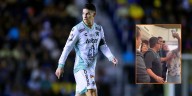 Hincha de León intentó tomarse una foto con James Rodríguez, pero un delegado de seguridad del club lo apartó a empujones: tenso momento