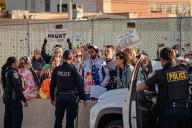 Groups challenge conditions at California migrant detention center