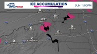 Weather Impact Alert: Minor ice accumulation possible in the mountains early Sunday