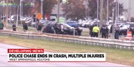 West Springfield Police chase ends in crash