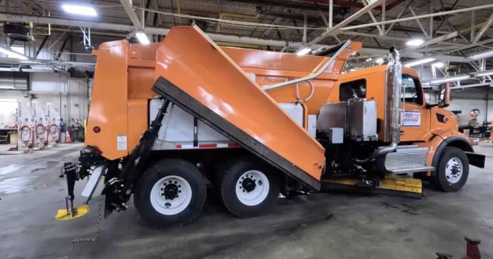 Oakland County unveils 34 new snow plows ahead of first snowfall