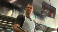 Former Bengals star Sam Hubbard prepares Thanksgiving meals for families