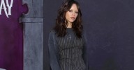 Jenna Ortega's Unexpected Layer Makes Pinstriped Suit Wearable