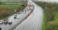 Live: M5 chaos as flooding and crashes cause delays near Bristol