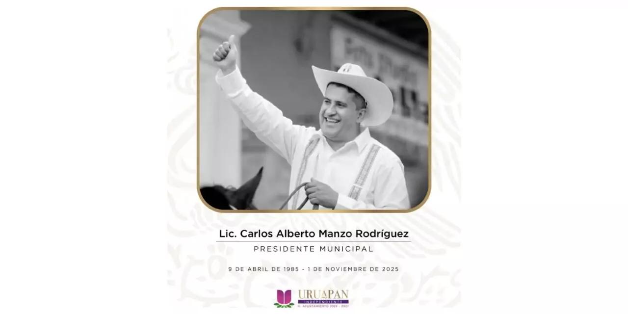 Uruapan despide a Carlos Manzo, alcalde asesinado durante el Festival de las Velas