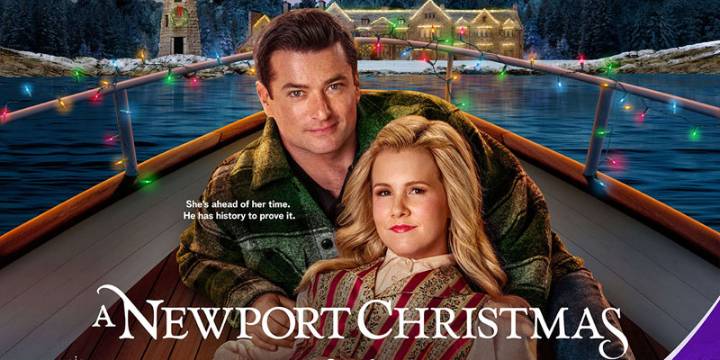 ‘A Newport Christmas’ Actors Wes Brown & Ginna Claire Mason Talk Starring in a Time Travel Movie for Hallmark | Ginna Claire Mason, Hallmark Channel, Wes Brown | Celebrity News and Gossip | Entertainm
