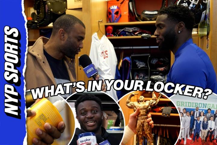 What do these Giants & Jets NEED to have in their locker every day? (Video)