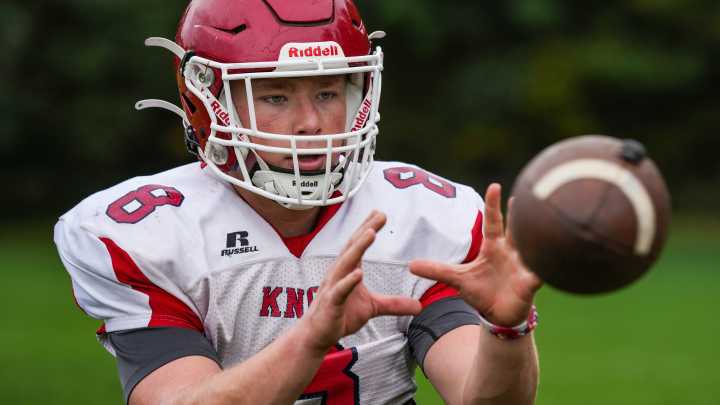 Knox senior Myles McLaughlin needs 364 yards to break national record