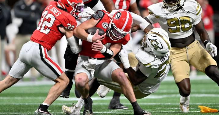 Georgia beats Tech, but offense has ‘got to get better’ for postseason run