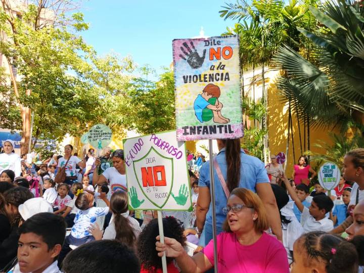 500 niños y adolescentes de Cristóbal Rojas celebraron Día Mundial de la Prevención del Abuso Sexual