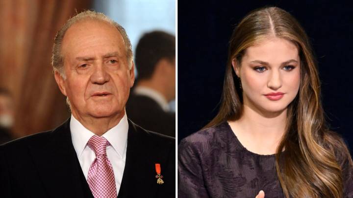 El rey Juan Carlos I revela detalles de una de sus charlas telefónicas con la princesa Leonor: “Me emocioné”