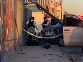 Fatal accidente vial; conductor prensa a peatón al perder el control de su vehículo