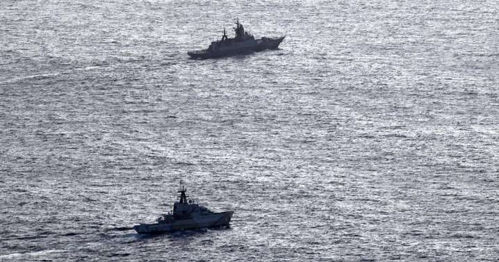 Royal Navy intercepts two Russian ships brazenly sailing through English Channel