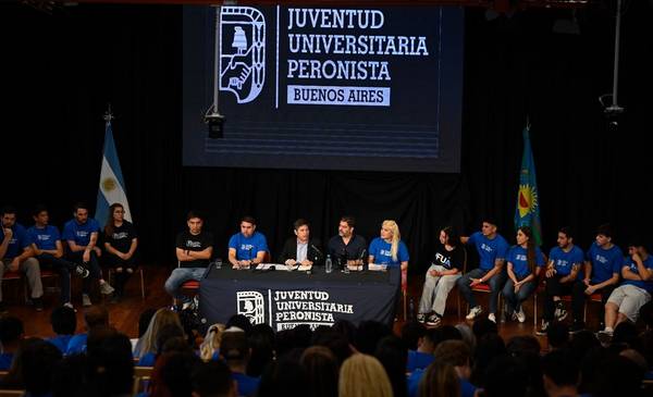 Kicillof acompañó la renovación de la JUP y defendió la militancia estudiantil