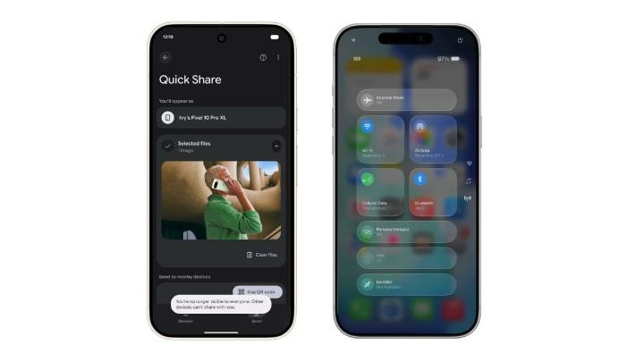 Google’s Quick Share now works with Apple AirDrop starting with Pixel 10 series