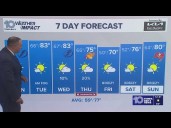 10 Weather: Monday midday forecast; Nov. 24, 2025