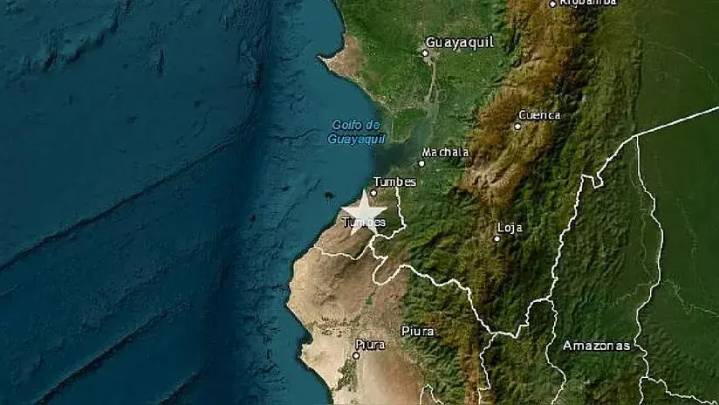Un sismo de magnitud 4.1 remeció la región Tumbes esta mañana