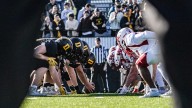DePauw celebrates Monon Bell win over Wabash by ringing bell on rival’s field