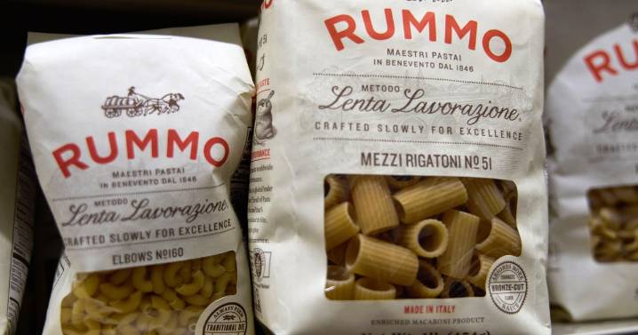Trump administration's threat of 107% tariff has Italy's pasta makers