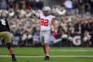 Who are the announcers for Ohio State vs. UCLA on Saturday?