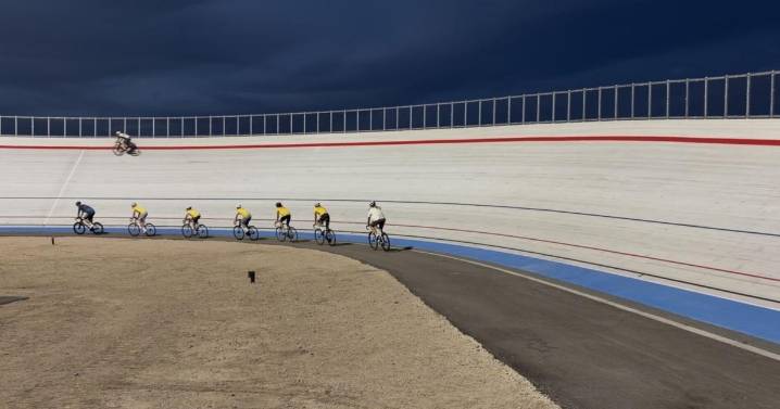 Cyclists pedal onto Tucson Velodrome