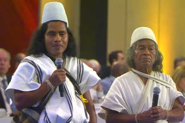 Histórica intervención de un Mamo Arhuaco marcó el inicio de la Cumbre CELAC