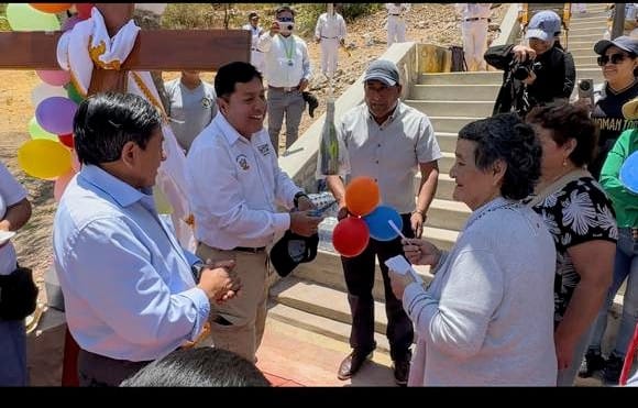 Huancavelica: Inauguran mirador turístico en el cerro Portillo. Espacio busca convertirse en un atractivo turístico en la ciudad