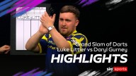 Grand Slam of Darts: Luke Littler breezes past Daryl Gurney to complete perfect group stage