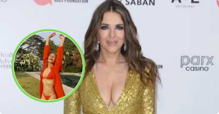 Elizabeth Hurley’s Striking Red Bikini Moment Captures Attention From Fans And Supermodels Alike